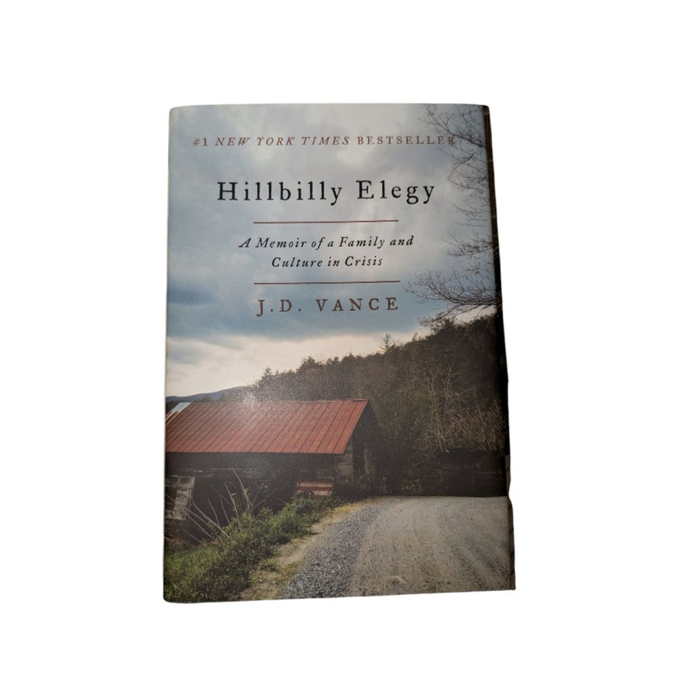 Hillbilly Elegy by JD Vance Hardcover Book